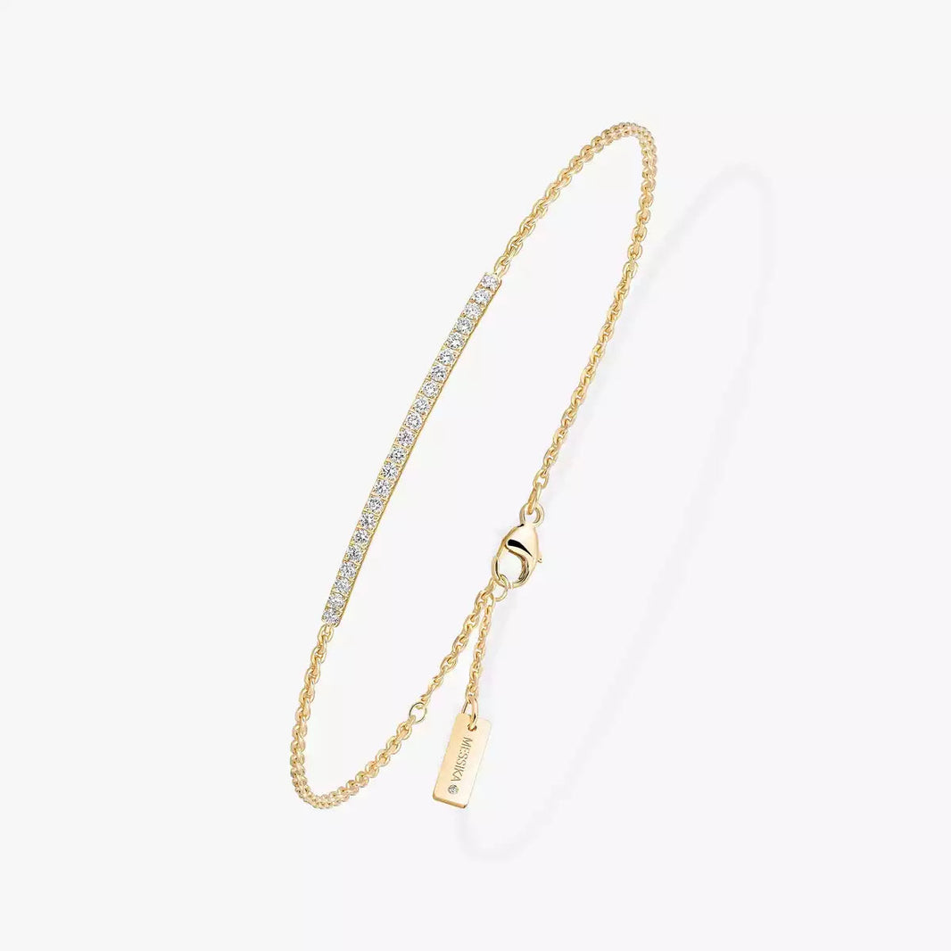 [Amore Jewelry]Diamond Thin Bangle 0.15ct My Twin Toi & Moi