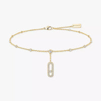 [Amore Jewelry] Move Uno pavé ankle bracelet