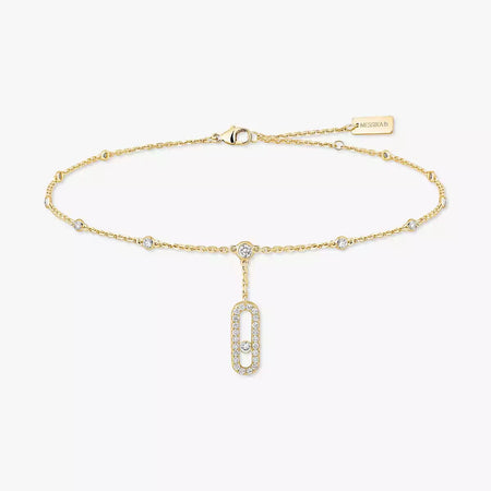 [Amore Jewelry] Move Uno pavé ankle bracelet
