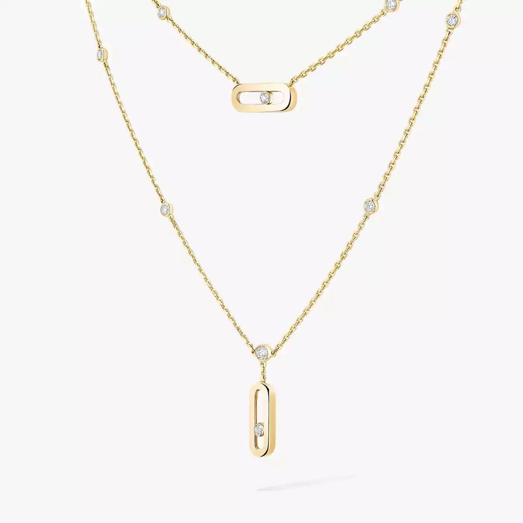 [Amore Jewelry] Move Uno Diamond Necklace