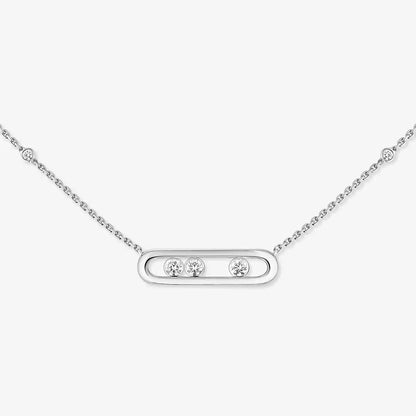 [Amore Jewelry] Baby Move Gold Diamond Necklace