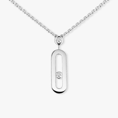 [Amore Jewelry] Move Uno Gold Diamond Long Necklace