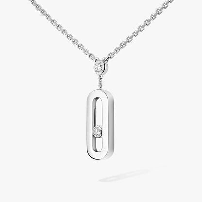 [Amore Jewelry] Move Uno Gold Diamond Long Necklace