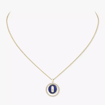 [Amore Jewelry]Lucky Move Diamond Necklace in Rose Gold and White Mother-of-Pearl