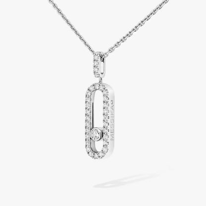 [Amore Jewelry]Move Uno Diamond Necklace in Rose Gold