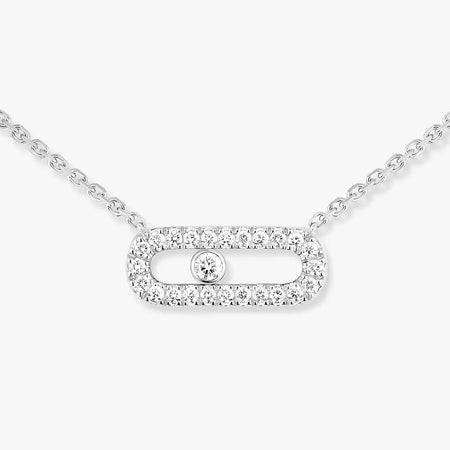 [Amore Jewelry]Diamond Necklace Move Uno