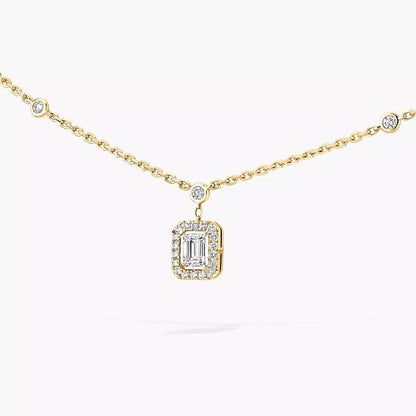 [Amore Jewelry]My Twin Diamond Necklace in Silver