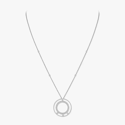 [Amore Jewelry]Move Romane Long Pave_-Set Diamond Necklace