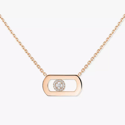 [Amore Jewelry]So Move Diamond Necklace in Gold