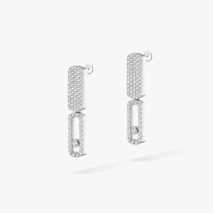 [Amore Jewelry Jewelry]Imperial Move SM Diamva3ond Earrings
