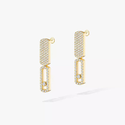 [Amore Jewelry Jewelry]Imperial Move SM Diamva3ond Earrings