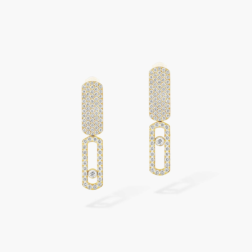 [Amore Jewelry Jewelry]Imperial Move SM Diamva3ond Earrings