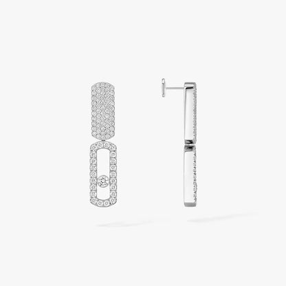 [Amore Jewelry Jewelry]Imperial Move SM Diamva3ond Earrings