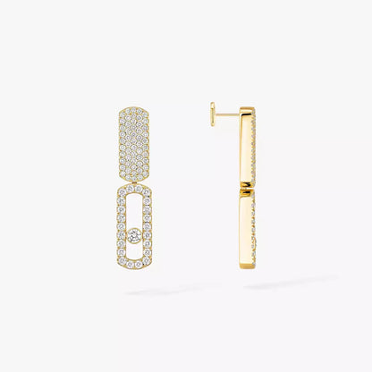 [Amore Jewelry Jewelry]Imperial Move SM Diamva3ond Earrings