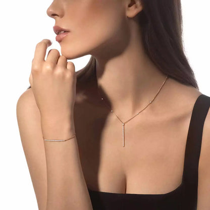 [Amore Jewelry]Diamond Thin Bangle 0.15ct My Twin Toi & Moi