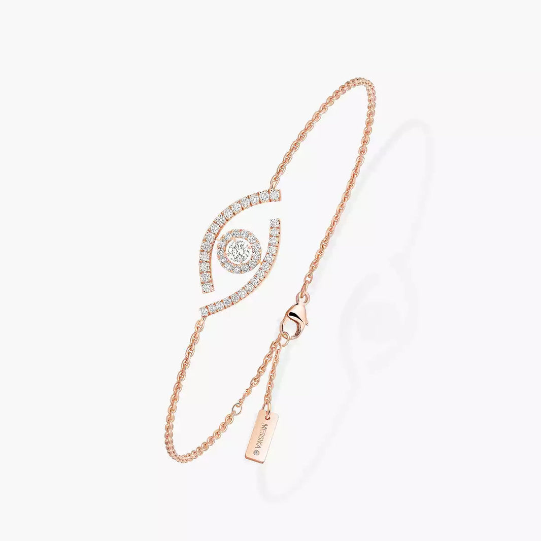 [Amore Jewelry]Lucky Eye Pave-Set Diamond Bracelet
