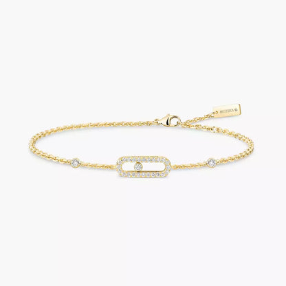 [Amore Jewelry]Move Uno Diamond Bracelet