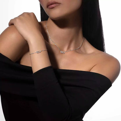 [Amore Jewelry]Move Uno Diamond Bracelet