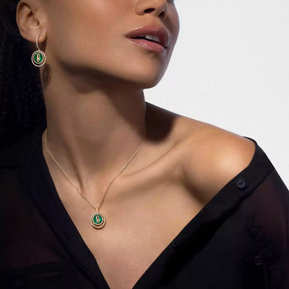 [Amore Jewelry]Lucky Move Diamond Necklace in Rose Gold and White Mother-of-Pearl