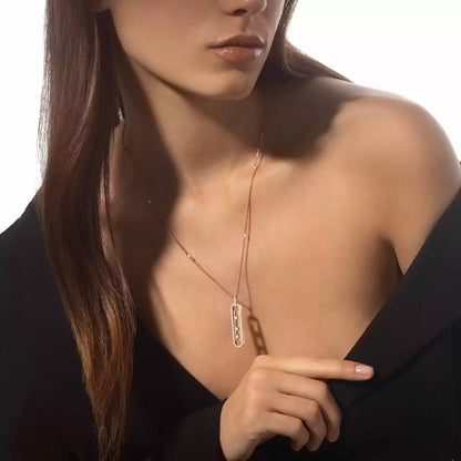 [Amore Jewelry]Diamond Necklace Move 10Th