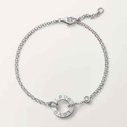 [Amore Jewelry]LOVE BRACELET 2 DIAMOND
