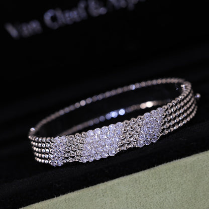[Amore Jewelry]  FIVE-ROW DIAMOND BRACELET