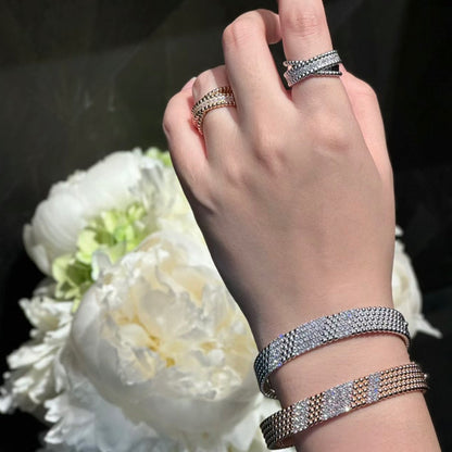 [Amore Jewelry]  FIVE-ROW DIAMOND BRACELET