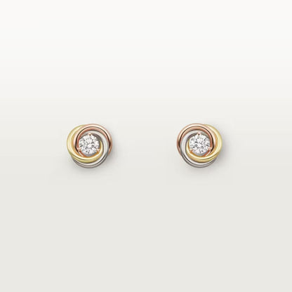 [Amore Jewelry]TRINITY STUD DIAMOND EARRINGS