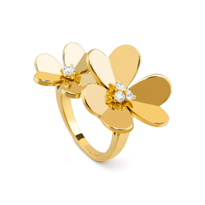 [Amore Jewelry]CLOVER COMOS GOLD DIAMOND RING