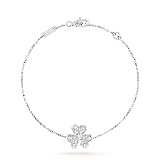 [Amore Jewelry]FRIVOLE SILVER FLOWER DIAMOND BRACELET