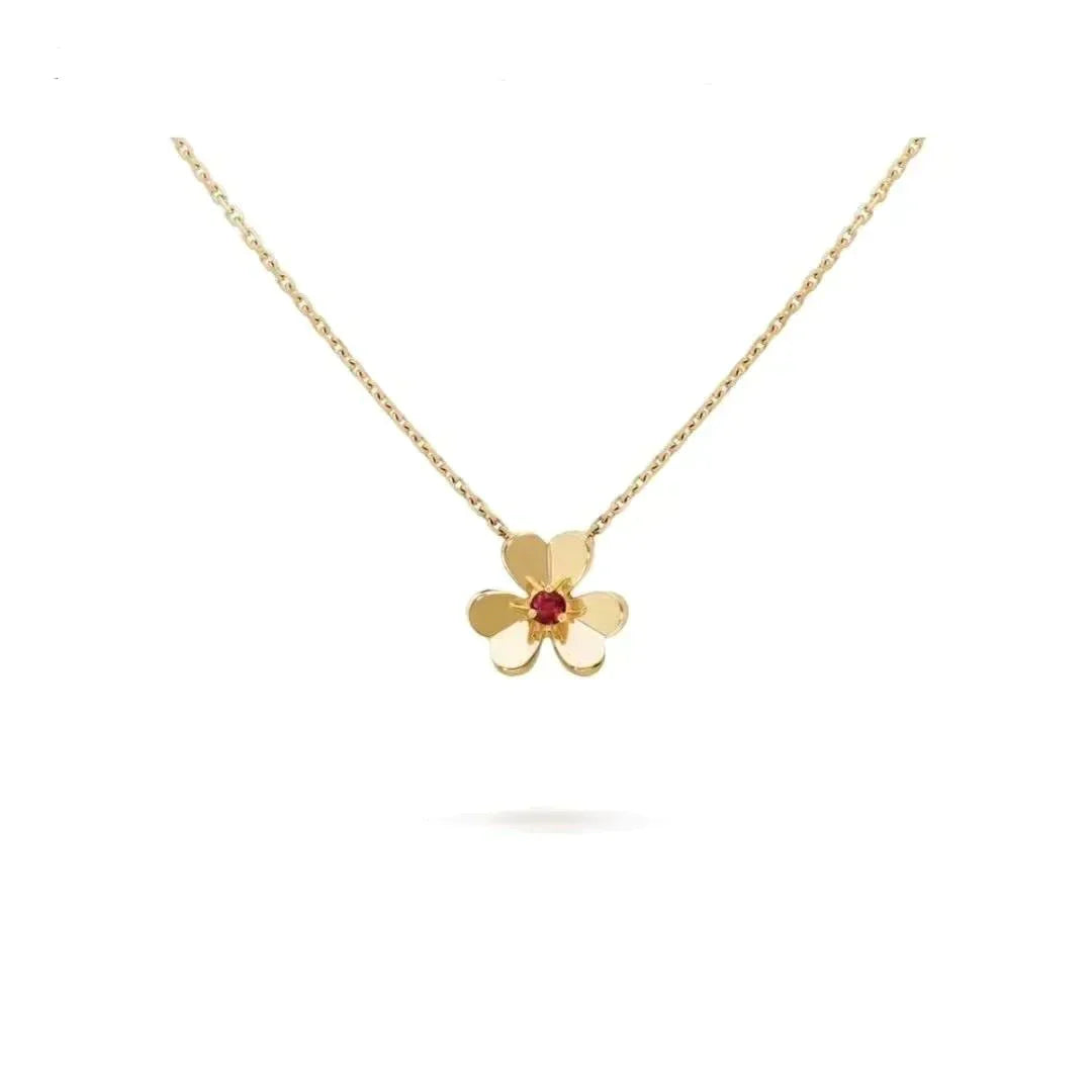 [Amore Jewelry]FRIVOLE GOLD FLOWER NECKLACE