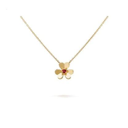 [Amore Jewelry]FRIVOLE GOLD FLOWER NECKLACE