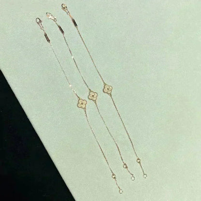 [Amore Jewelry]CLOVER SINGLE FLOWER BRACELET