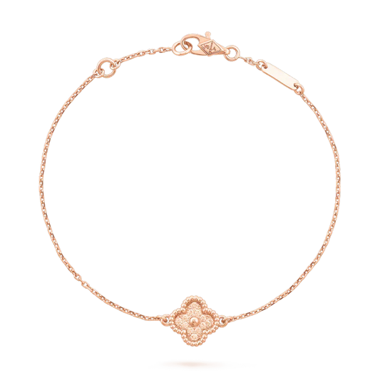 [Amore Jewelry]CLOVER SINGLE FLOWER BRACELET