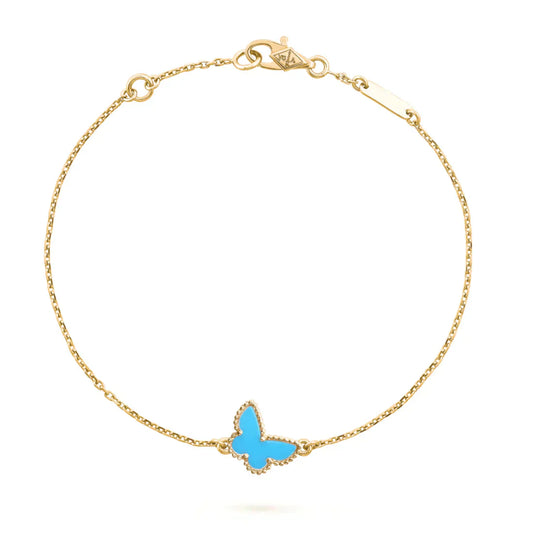 [Amore Jewelry]BUTTERFLY TURQUOISE BUTTERFLY BRACELET