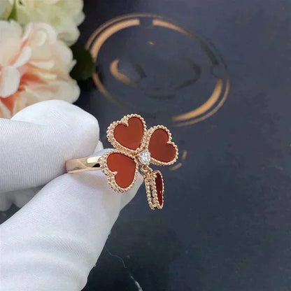 [Amore Jewelry]SWEET CLOVER CARNELIAN RING