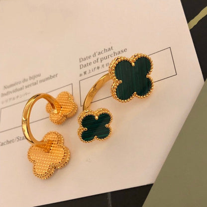 [Amore Jewelry]CLOVER BETWEEN THE FINGER RING