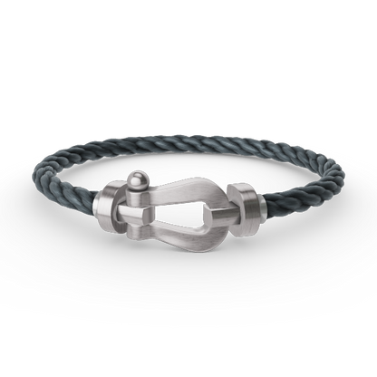 [Amore Jewelry]FORCE LARGE HORSESHOE NO DIAMOND BRACELET SILVER
