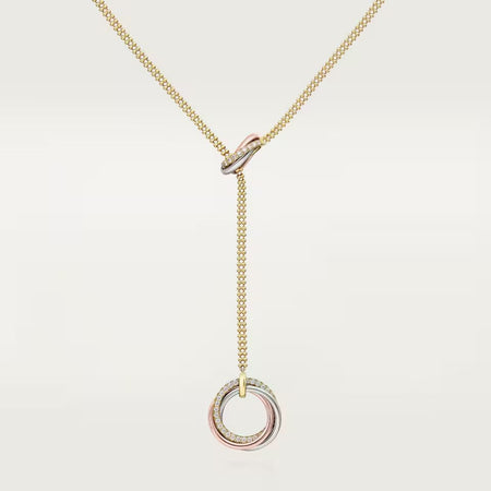 [Amore Jewelry]TRINITY DIAMONDS NECKLACE