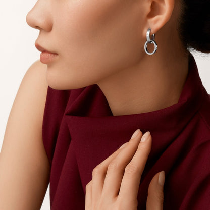 [Amore Jewelry]LOVE 3.3MM DANGLE EARRINGS