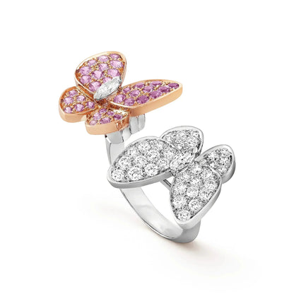 [Amore Jewelry]TWIN BUTTERFLY DIAMOND RING